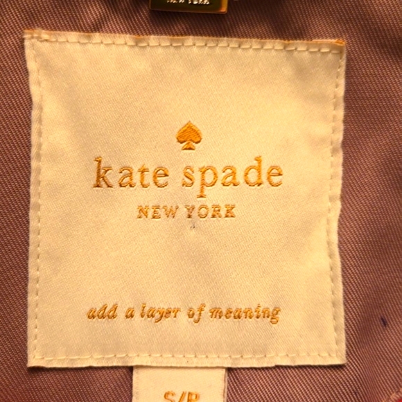 Kate Spade Taupe/Tan Hooded Jacket - Picture 6 of 10
